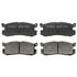 Raybestos PGD400M Disc Brake Pad Set Raybestos Element3 Metallic Brake Pad Set