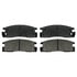 Raybestos PGD398M Disc Brake Pad Set Raybestos Element3 Metallic Brake Pad Set
