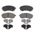 PGD422M by RAYBESTOS - Raybestos Element3 Metallic Brake Pad Set