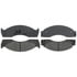 PGD411M by RAYBESTOS - Raybestos Element3 Metallic Brake Pad Set