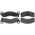 Raybestos PGD431M Disc Brake Pad Set Raybestos Element3 Metallic Brake Pad Set
