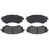 PGD462M by RAYBESTOS - Brake Parts Inc Raybestos Element3 Overstock Metallic Disc Brake Pad Set