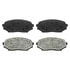 Raybestos PGD468M Disc Brake Pad Set Raybestos Element3 Metallic Brake Pad Set