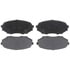 Raybestos PGD468 Disc Brake Pad Set Brake Parts Inc Raybestos Element3 Overstock Organic Disc Brake Pad Set