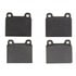 PGD45A by RAYBESTOS - Raybestos Element3 Organic Brake Pad Set
