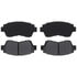 PGD476M by RAYBESTOS - Brake Parts Inc Raybestos Element3 Overstock Metallic Disc Brake Pad Set