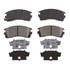 PGD509M by RAYBESTOS - Raybestos Element3 Metallic Brake Pad Set