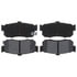 PGD540M by RAYBESTOS - Brake Parts Inc Raybestos Element3 Overstock Metallic Disc Brake Pad Set