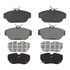 PGD542M by RAYBESTOS - Raybestos Element3 Metallic Brake Pad Set