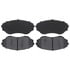 PGD551M by RAYBESTOS - Brake Parts Inc Raybestos Element3 Overstock Metallic Disc Brake Pad Set