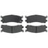 PGD553 by RAYBESTOS - Brake Parts Inc Raybestos Element3 Overstock Organic Disc Brake Pad Set
