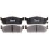 PGD588C by RAYBESTOS - Raybestos Element3 Ceramic Brake Pad Set