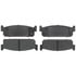 PGD588 by RAYBESTOS - Brake Parts Inc Raybestos Element3 Overstock Organic Disc Brake Pad Set