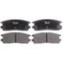 Raybestos PGD580C Disc Brake Pad Set Brake Parts Inc Raybestos Element3 Overstock Ceramic Disc Brake Pad Set