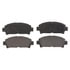 PGD582M by RAYBESTOS - Raybestos Element3 Metallic Brake Pad Set