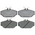 PGD601C by RAYBESTOS - Raybestos Element3 Ceramic Brake Pad Set