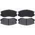 PGD602M by RAYBESTOS - Brake Parts Inc Raybestos Element3 Overstock Metallic Disc Brake Pad Set
