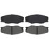 PGD604M by RAYBESTOS - Brake Parts Inc Raybestos Element3 Overstock Metallic Disc Brake Pad Set