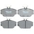 PGD598C by RAYBESTOS - Brake Parts Inc Raybestos Element3 Overstock Ceramic Disc Brake Pad Set
