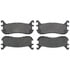 PGD636M by RAYBESTOS - Brake Parts Inc Raybestos Element3 Overstock Metallic Disc Brake Pad Set