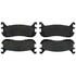 PGD636C by RAYBESTOS - Raybestos Element3 Ceramic Brake Pad Set