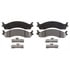 PGD655M by RAYBESTOS - Raybestos Element3 Metallic Brake Pad Set