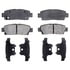 PGD672C by RAYBESTOS - Raybestos Element3 Ceramic Brake Pad Set