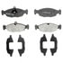 Raybestos PGD688AM Disc Brake Pad Set Raybestos Element3 Metallic Brake Pad Set