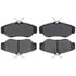 PGD676M by RAYBESTOS - Raybestos Element3 Metallic Brake Pad Set