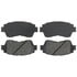 PGD697M by RAYBESTOS - Brake Parts Inc Raybestos Element3 Overstock Metallic Disc Brake Pad Set