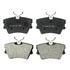 PGD706M by RAYBESTOS - Raybestos Element3 Metallic Brake Pad Set