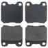 PGD709AM by RAYBESTOS - Raybestos Element3 Metallic Brake Pad Set