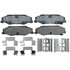 PGD732M by RAYBESTOS - Raybestos Element3 Metallic Brake Pad Set