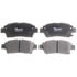 Raybestos PGD831C Disc Brake Pad Set Brake Parts Inc Raybestos Element3 Overstock Ceramic Disc Brake Pad Set