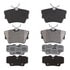 Raybestos PGD808M Disc Brake Pad Set Raybestos Element3 Metallic Brake Pad Set