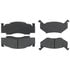 PGD84R by RAYBESTOS - Brake Parts Inc Raybestos Element3 Overstock Organic Disc Brake Pad Set