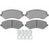 PGD856AC by RAYBESTOS - Brake Parts Inc Raybestos Element3 Overstock Ceramic Disc Brake Pad Set