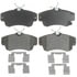 PGD841M by RAYBESTOS - Brake Parts Inc Raybestos Element3 Overstock Metallic Disc Brake Pad Set