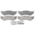 PGD842M by RAYBESTOS - Raybestos Element3 Metallic Brake Pad Set