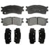 PGD889C by RAYBESTOS - Raybestos Element3 Ceramic Brake Pad Set