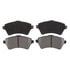 Raybestos PGD926M Disc Brake Pad Set Raybestos Element3 Metallic Brake Pad Set