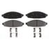 PGD931M by RAYBESTOS - Brake Parts Inc Raybestos Element3 Overstock Metallic Disc Brake Pad Set