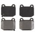 Raybestos PGD961M Disc Brake Pad Set Raybestos Element3 Metallic Brake Pad Set