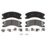 PGD945M by RAYBESTOS - Raybestos Element3 Metallic Brake Pad Set
