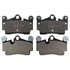 PGD978M by RAYBESTOS - Raybestos Element3 Metallic Brake Pad Set
