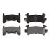 PGD988C by RAYBESTOS - Raybestos Element3 Ceramic Brake Pad Set