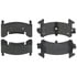Raybestos PGD988M Disc Brake Pad Set Brake Parts Inc Raybestos Element3 Overstock Metallic Disc Brake Pad Set