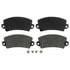 PGD97 by RAYBESTOS - Raybestos Element3 Organic Brake Pad Set