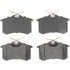 SGD1017M by RAYBESTOS - Brake Parts Inc Raybestos Service Grade Metallic Disc Brake Pad Set