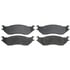 SGD1045M by RAYBESTOS - Raybestos Service Grade Metallic Brake Pad Set